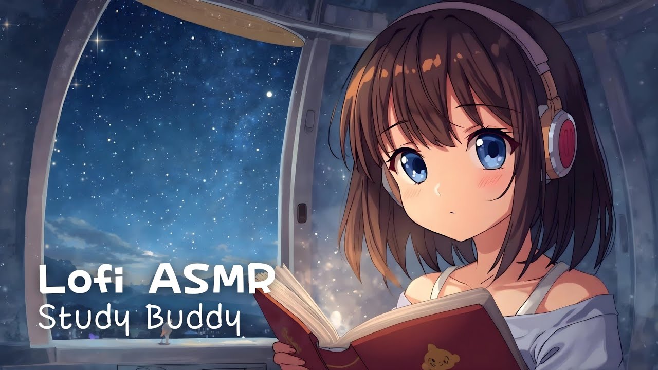 The Starlit Study ✨ Lofi Chillhop Study Beats with ASMR Whisper | Cozy Reading Under the Stars