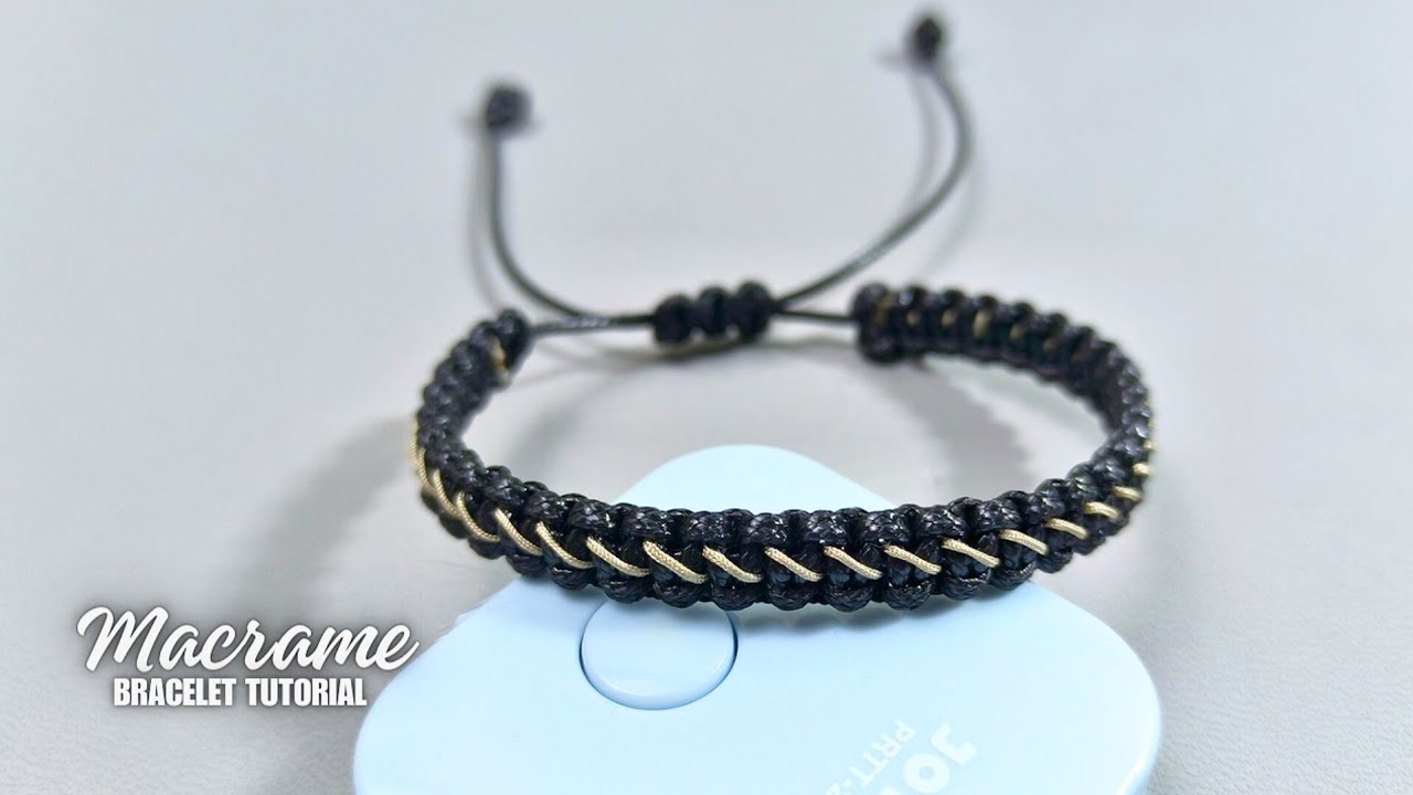 Diy how to make macrame bracelet square knots || Macrame bracelet tutorials