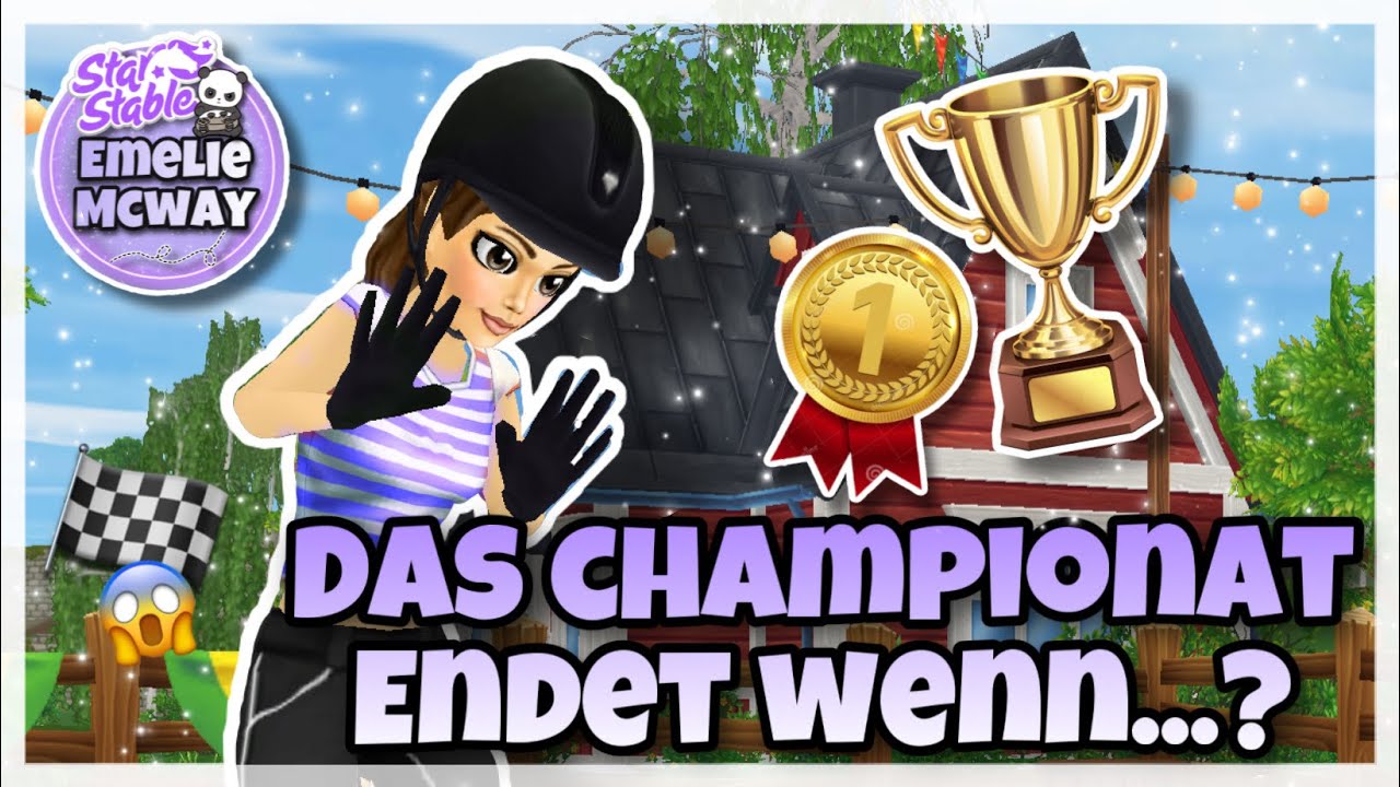 DAS CHAMPIONAT ENDET WENN...?🏁❌(bin überrascht🥲)Emelie Mcway🖤SSO