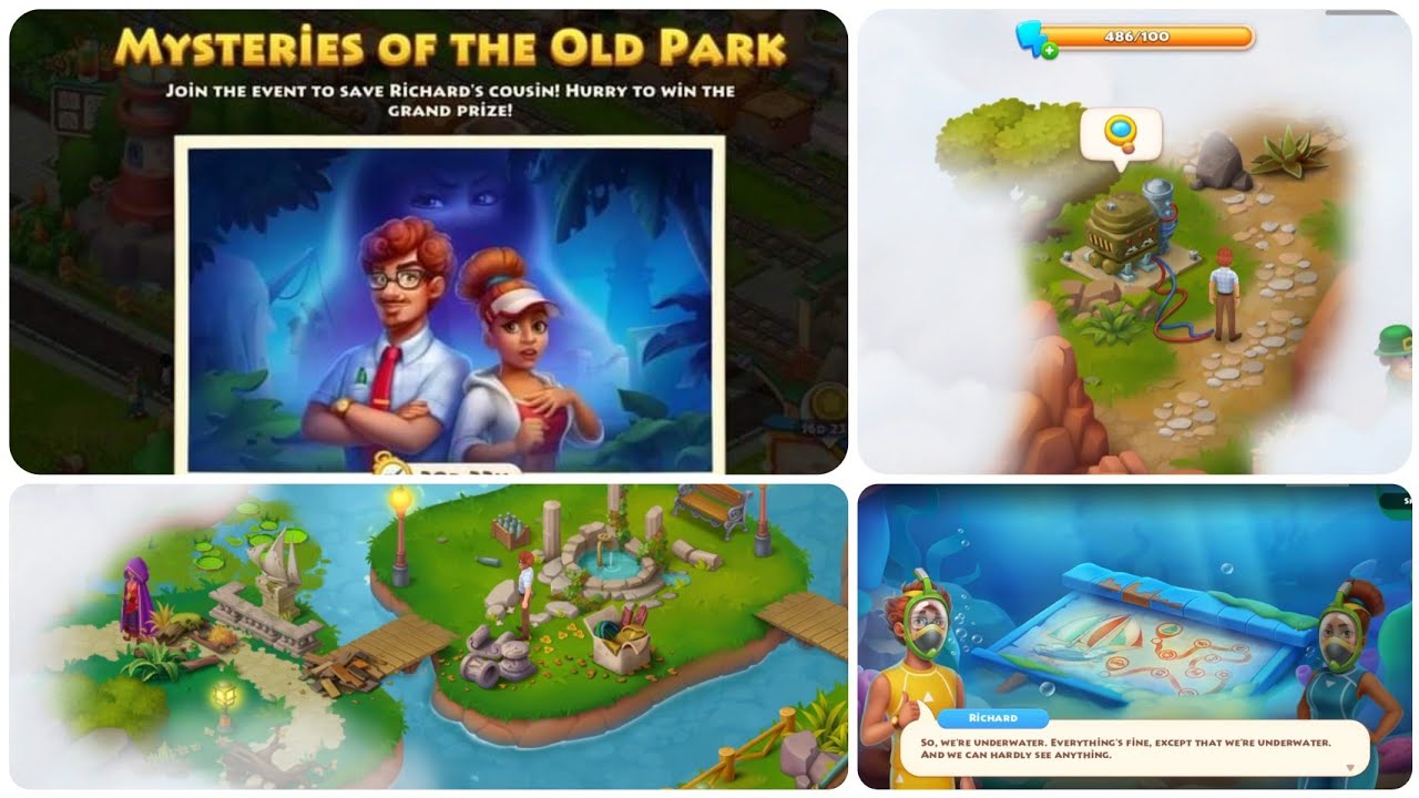Township : Mysteries of the Old Park • All 40 Chests Founded Walkthrough • Event Full Completed