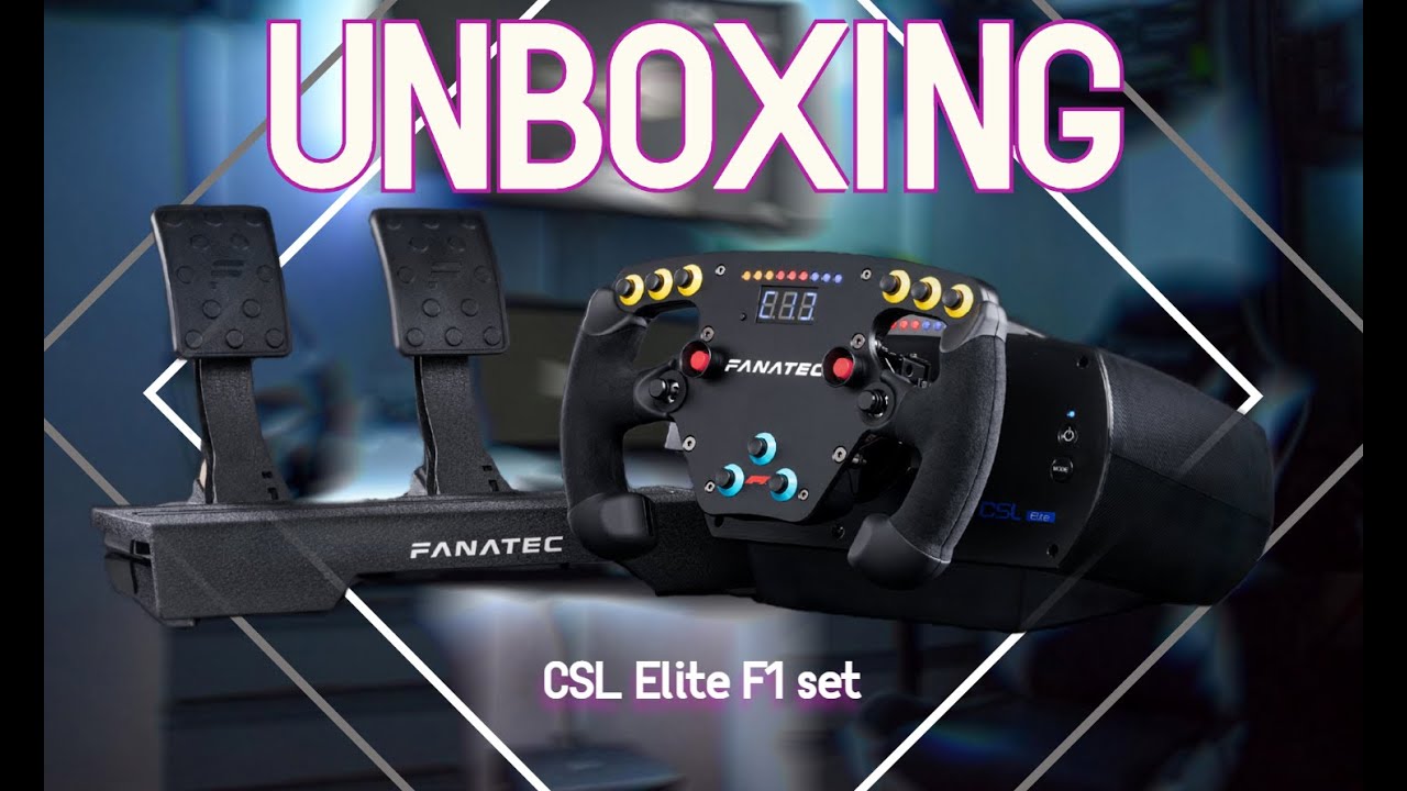 Unboxing 📦 - Fanatec CSL Elite F1 set + Set up + Impressions et conseils.