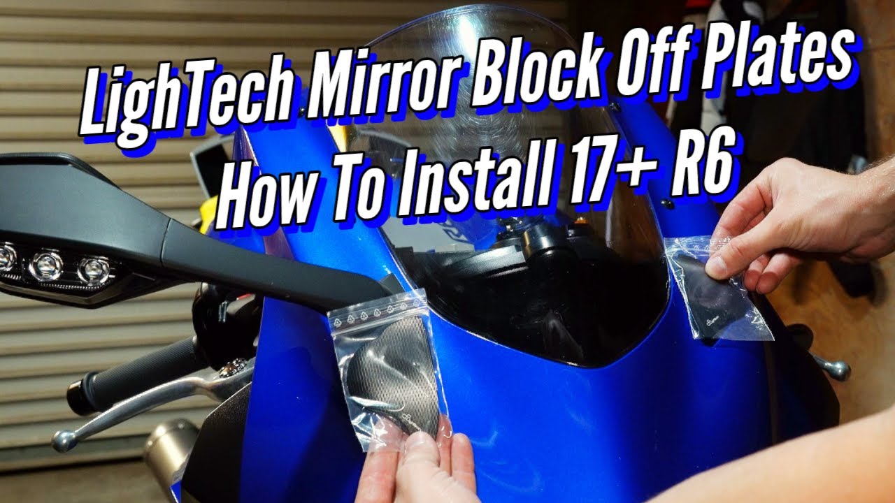 LighTech Mirror Plates Install (Screws too short!) - R6 Track Build Pt 1
