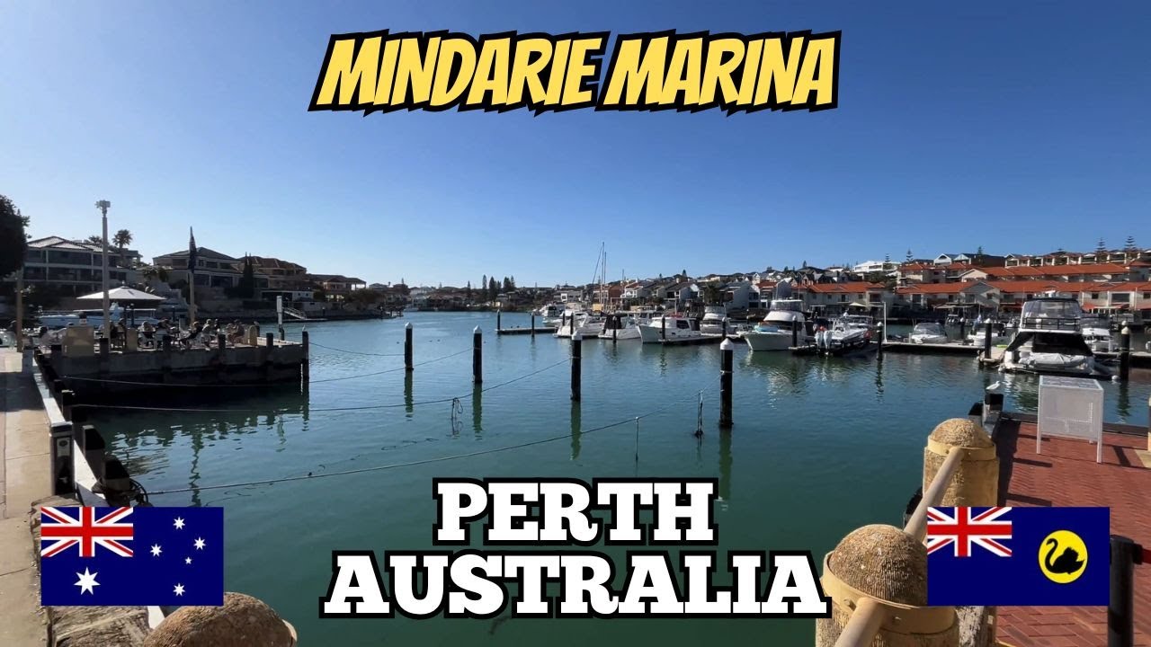 Exploring Perth Australia 4K: Walking Tour Around Mindarie Marina