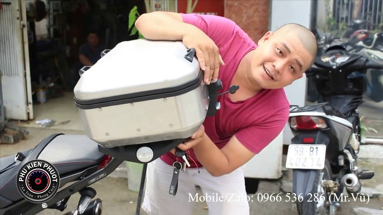 Honda CB1000R chế baga HRV lên thùng GIVI TREKKER DOLOMITI DLM30A tại Phụ Kiện Phượt