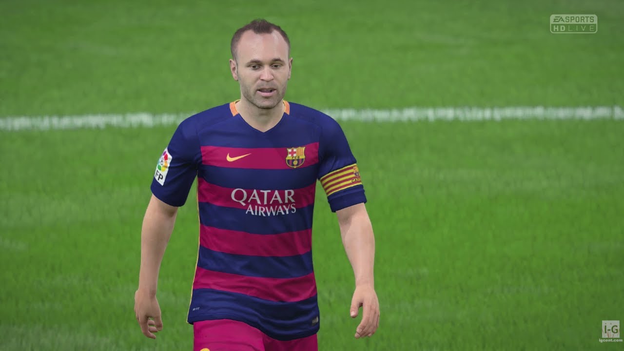 FIFA 16 - FC Barcelona vs Real Madrid (1080p60fps)