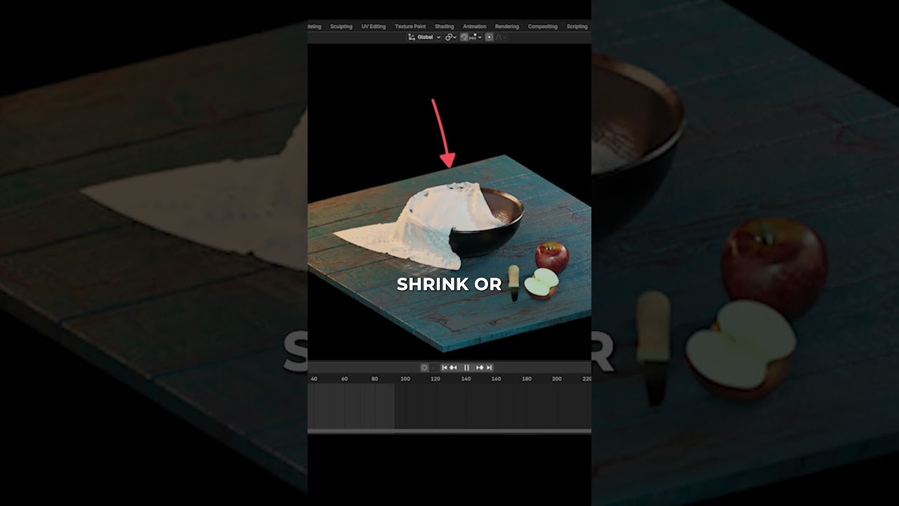 Blender Cloth Simulation mistakes and how to solve them #b3d #blender3d