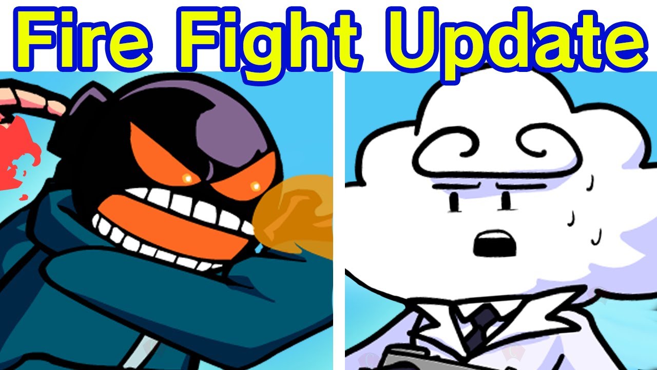 Friday Night Funkin' VS Fire Whitty FULL WEEK Part 1 - 3 + Cutscenes (FNF Mod) (Whitty Fire Fight)