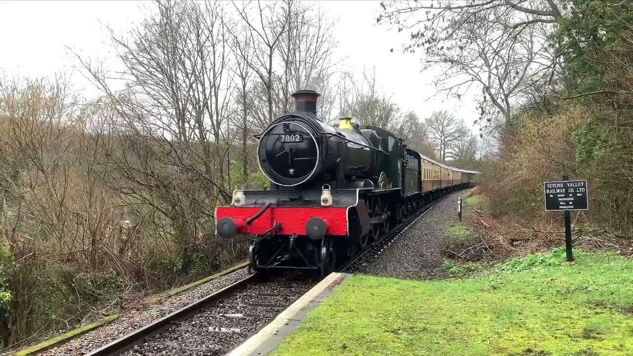 Train Spotting at the Severn Valley Railway [1] [Northwood Halt]