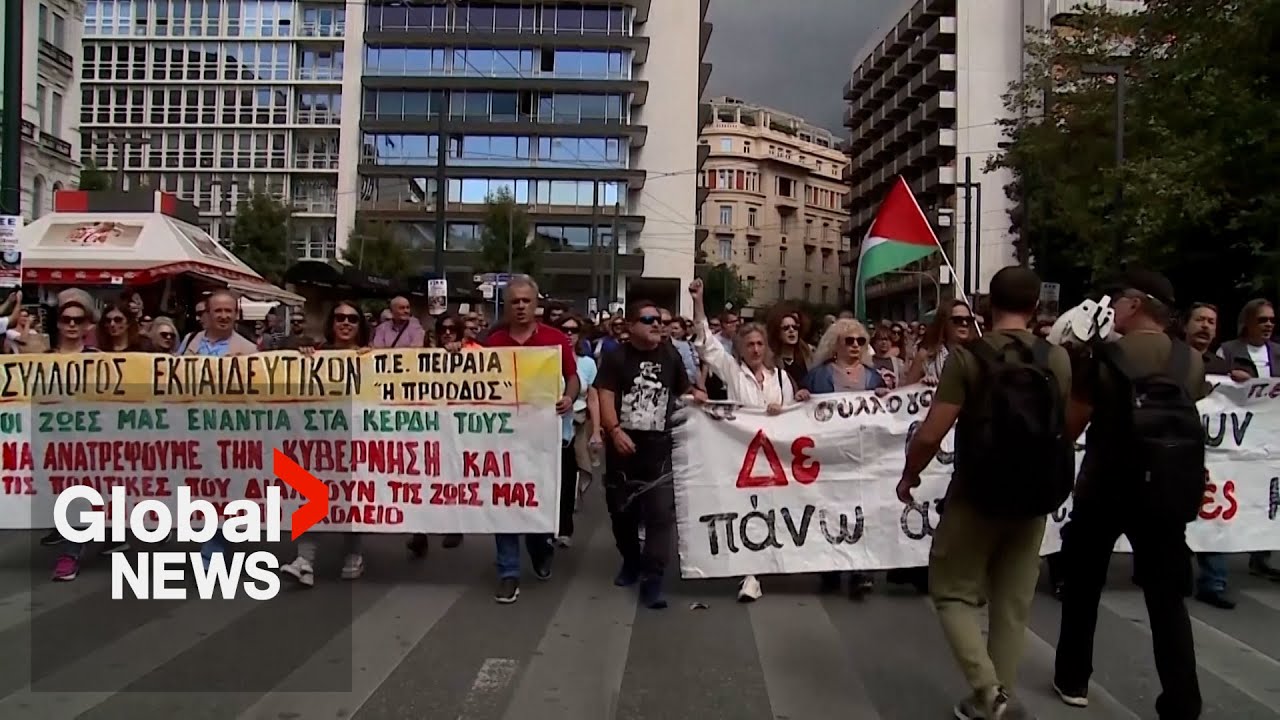 Greek workers strike against proposed 13-hour workday