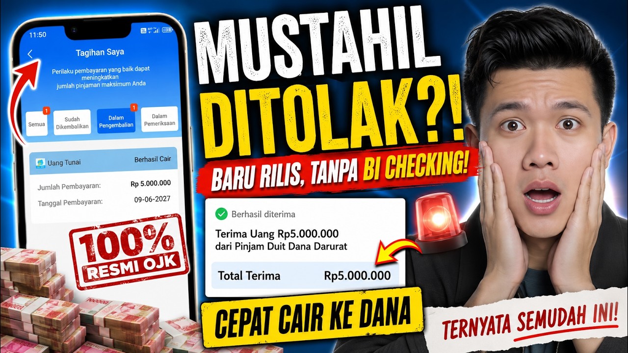 Tanpa BI CHECKING?! Pinjol Mudah Cair 2026 ke DANA - Pinjol Data Pinjaman Online Langsung Cair