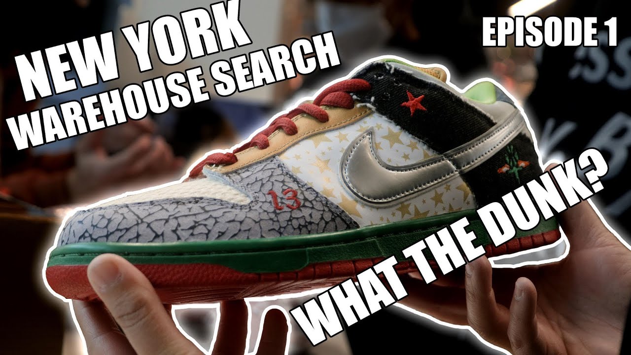 Deadstock NYC warehouse search ep.1 🍎🔥🗽