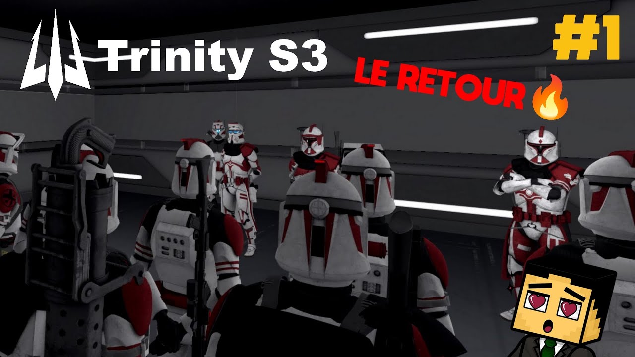 LE RETOUR DU CW RP 🔥 - Trinity Clone Wars Gmod RP S3 #1 - Rediffusion Twitch 04/08/24