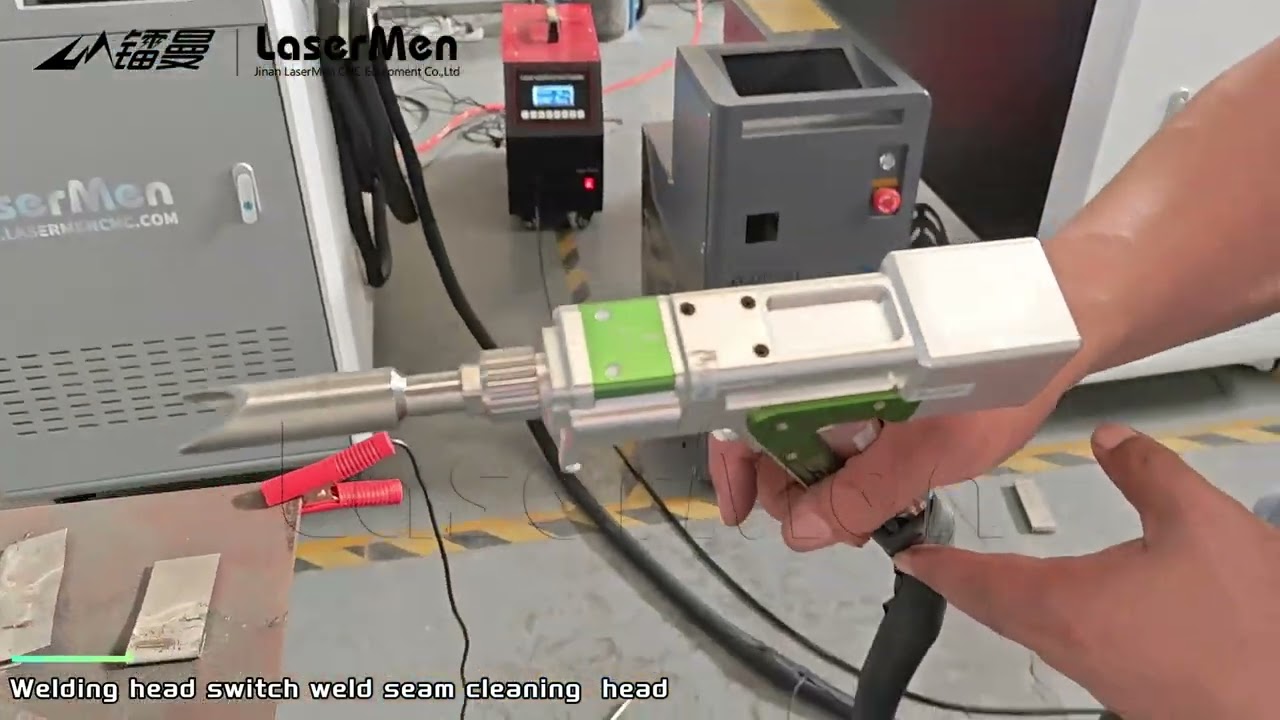 LaserMen LM-2000 2KW 4 in 1 finer laser cutting welding cleaning machine #4in1laserweldingmachine