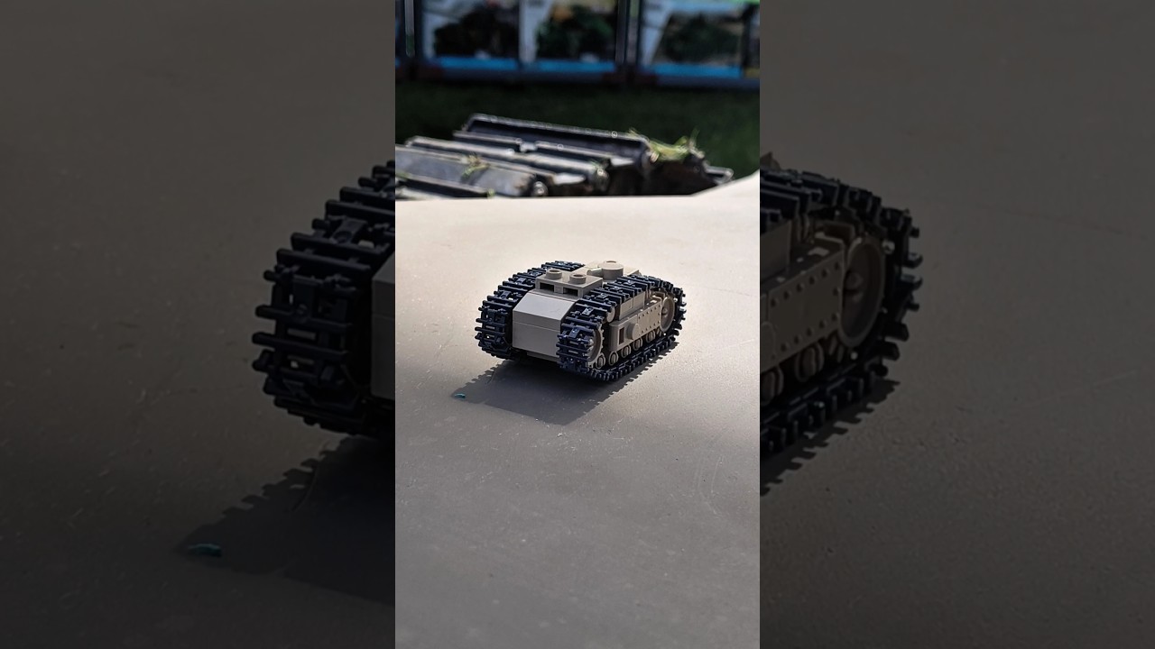 Sd.Kfz.302💥 Can you guess which set it appeared in?🤔 #cobibricks #ww2 #goliath