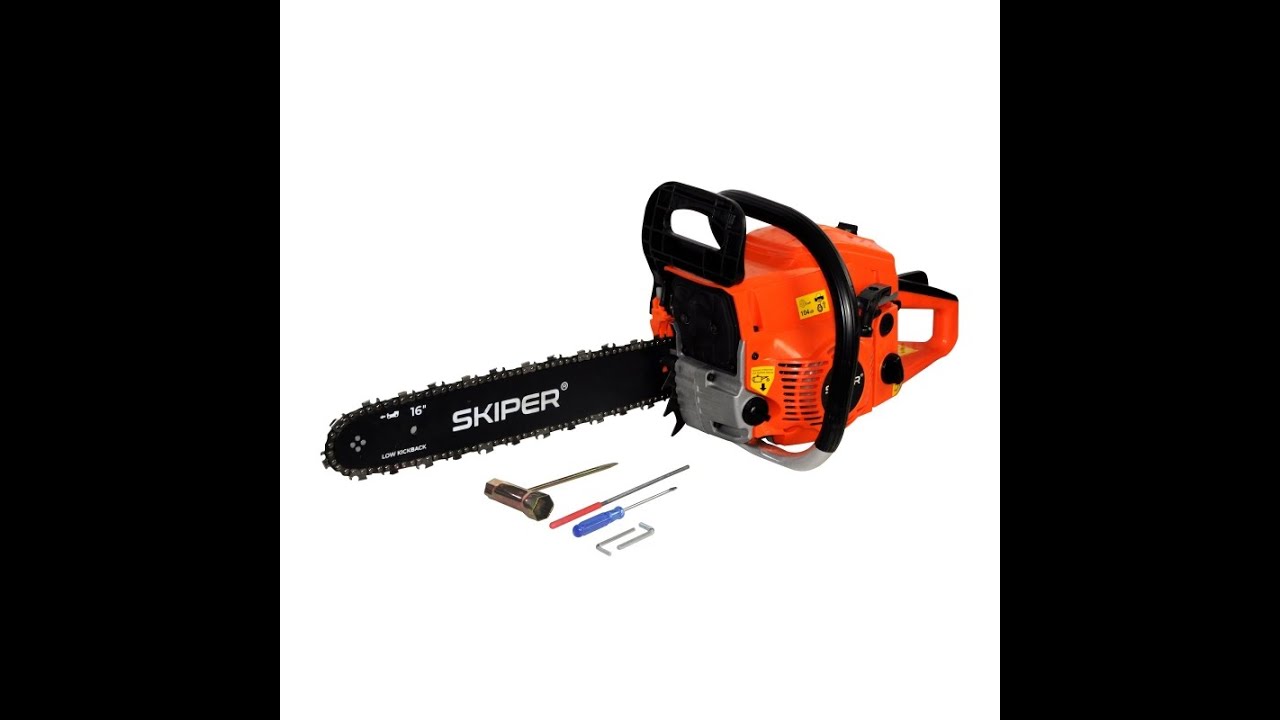 Распаковка и запуск новой бензопилы Skiper TV5230