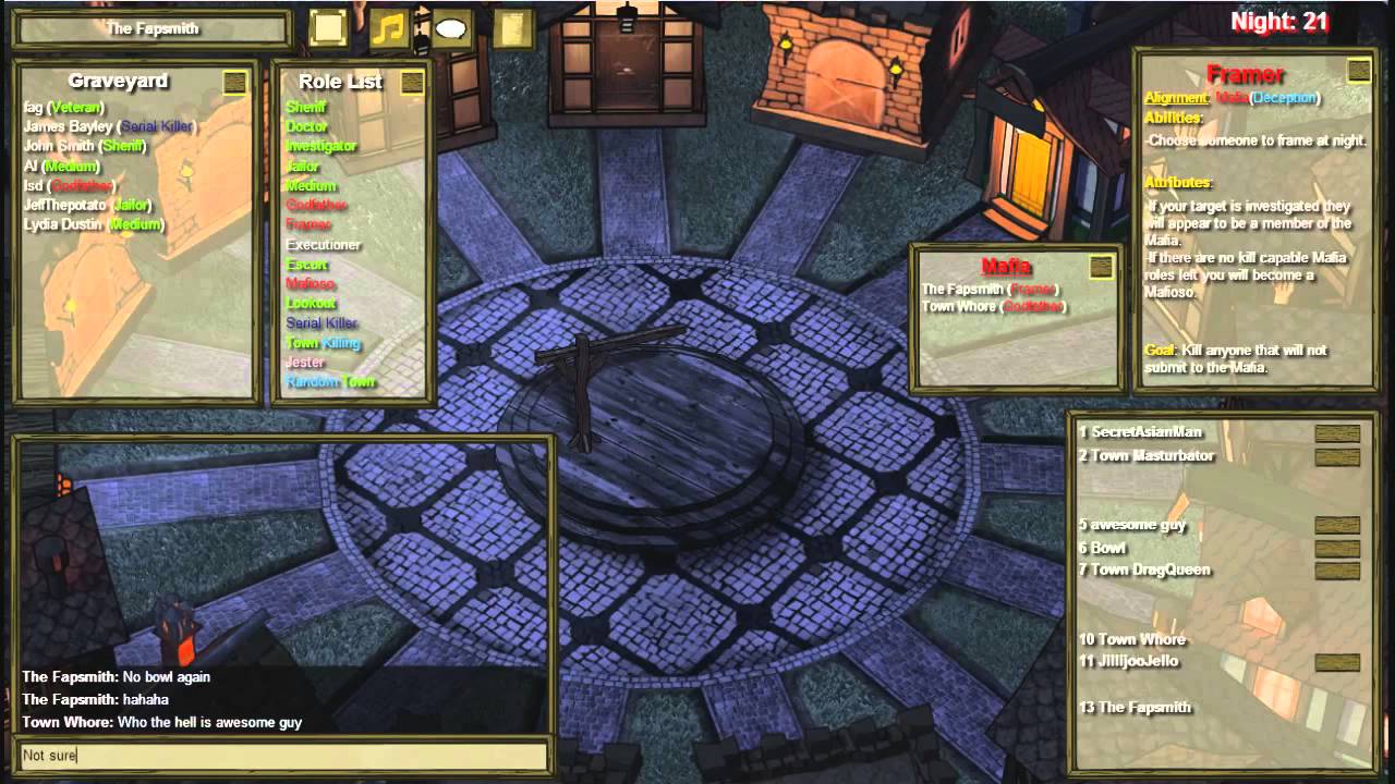 Let's Play Town of Salem - Episode 1 - WIN Replacement