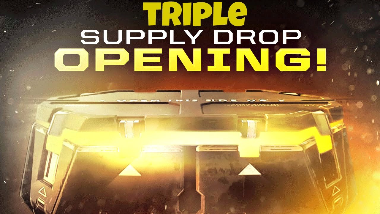 Triple Supply Drop Opening! (COD AW Sniper Gameplay)