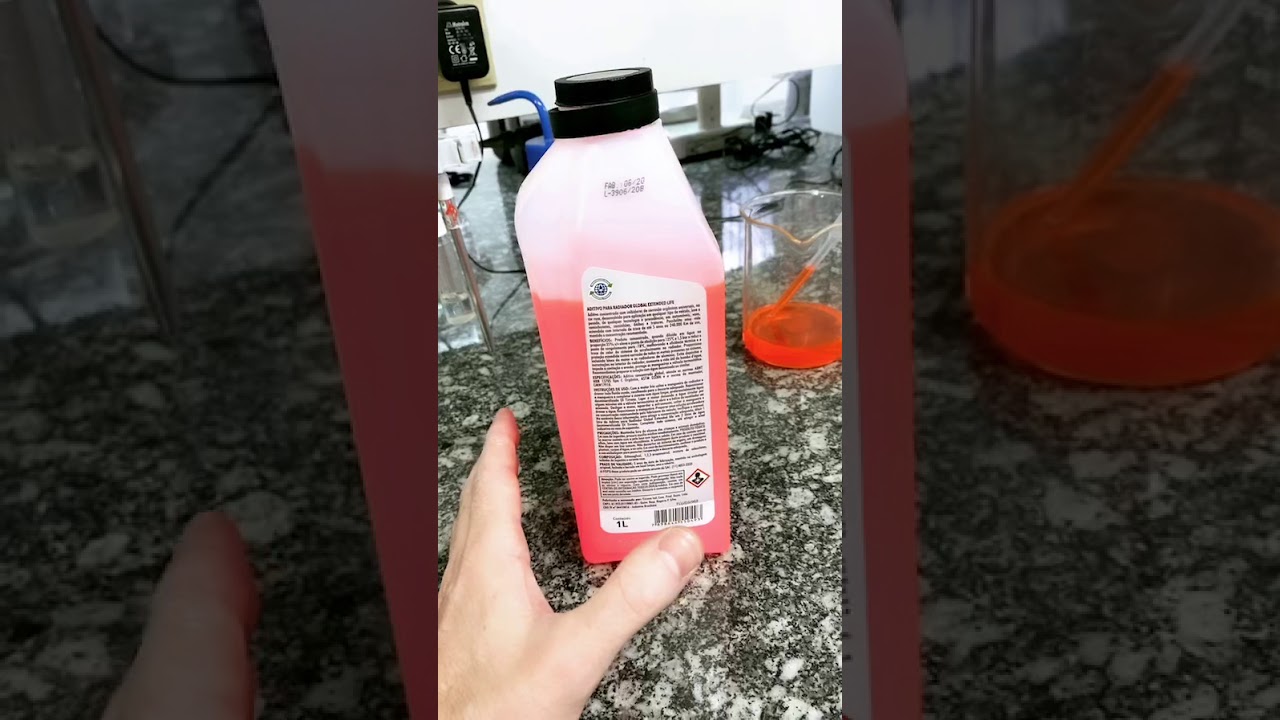 Usando refratômetro “aditivo de radiador”