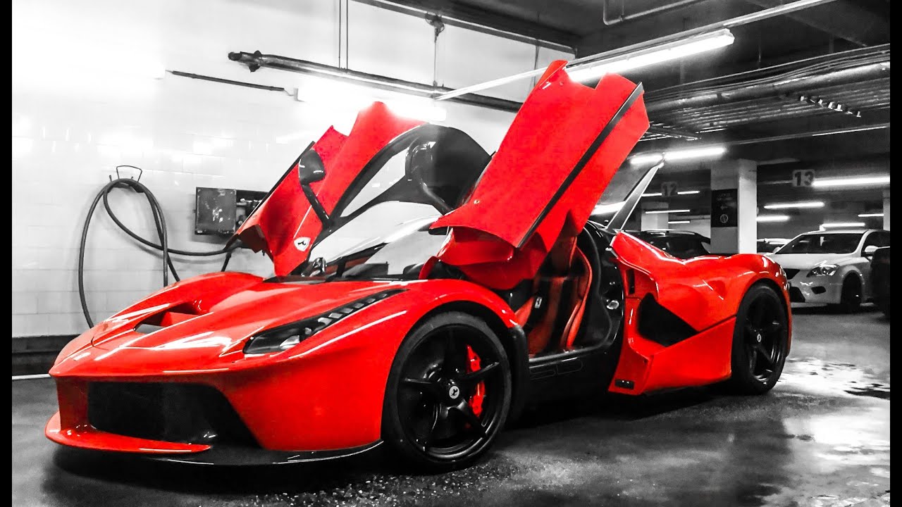 Me revving the LaFerrari in a carwash