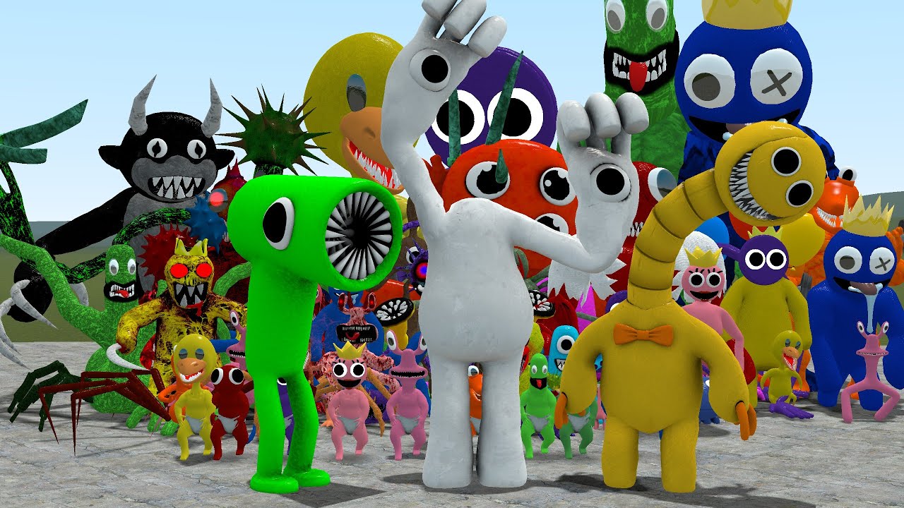 WHICH NEW ROBLOX RAINBOW FRIENDS ARE STRONGEST In Garry's Mod?!