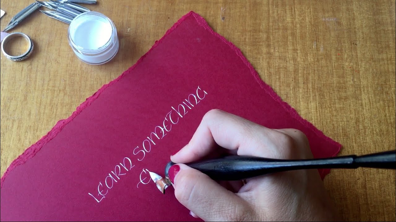 Writing Calligraphy with а Pointed Pen | We Are Calligraphy Episode 13 | Calligraphy Masters