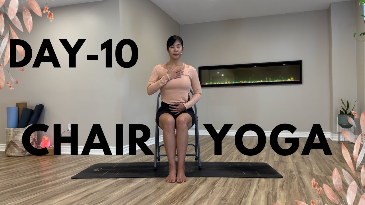 15 Minutes Flow Yoga for Hips || 10 Day Chair Yoga Challenge || Final Day 🪑✨🌈