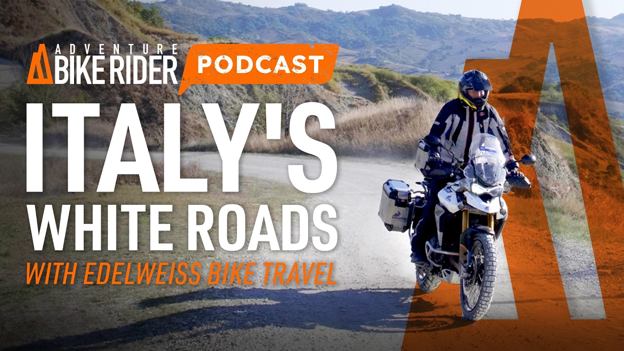 Adventure biking off-road across Italy on the ACT with Edelweiss Bike Travel | ABR Podcast