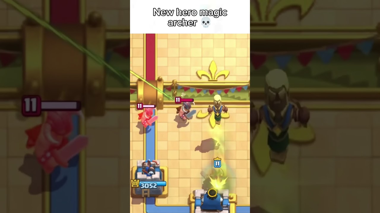 Is the new hero magic archer broken? #clashroyale