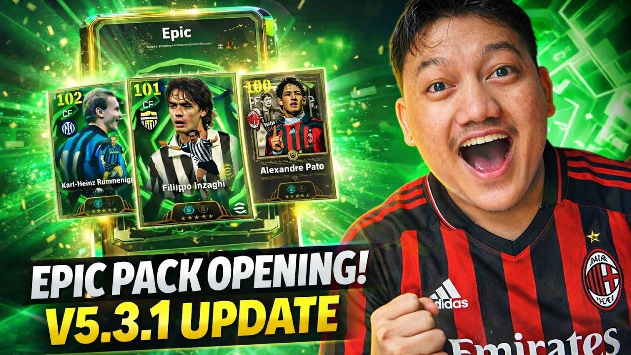 INSANE EPIC PACK OPENING 😱🔥 | V5.3.1 UPDATE | AC Milan Legends Are Back!