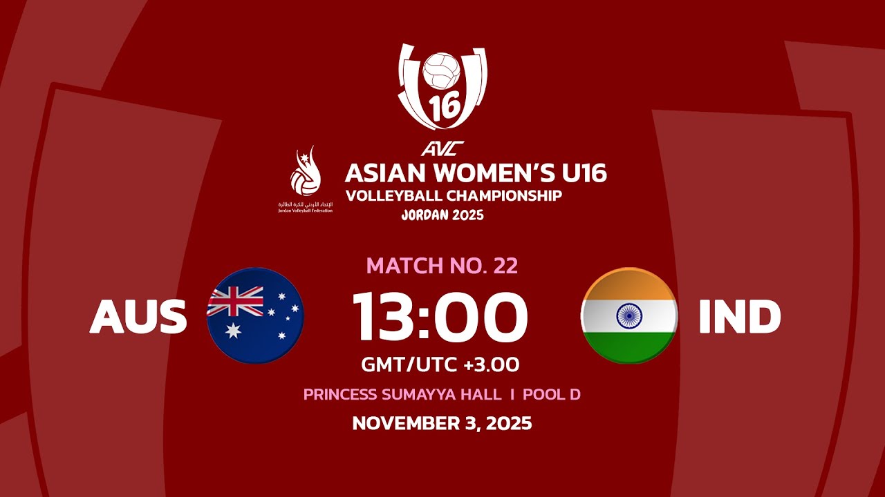 [ LIVE ] Australia VS India I 2nd Asian Women's U16