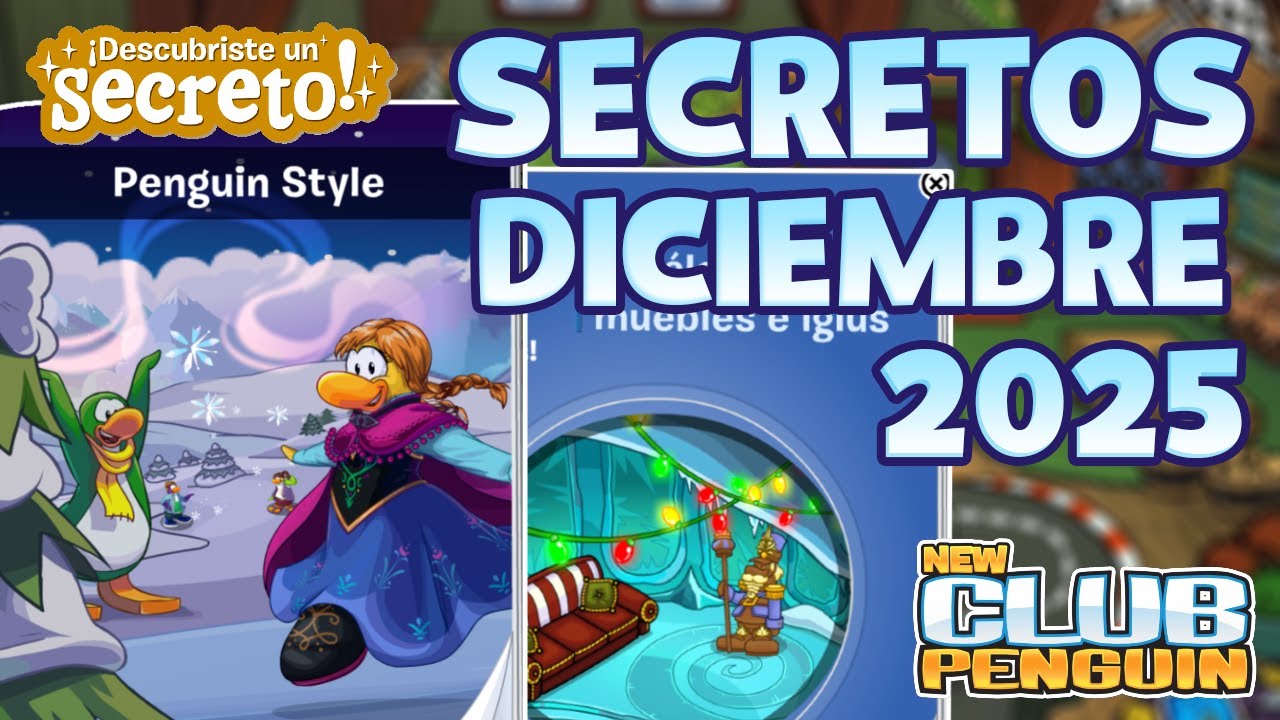 SECRETOS de los NUEVOS CATÁLOGOS DE MODA Y MUEBLES E IGLÚS de DICIEMBRE 2025 - New Club Penguin ✨🎄
