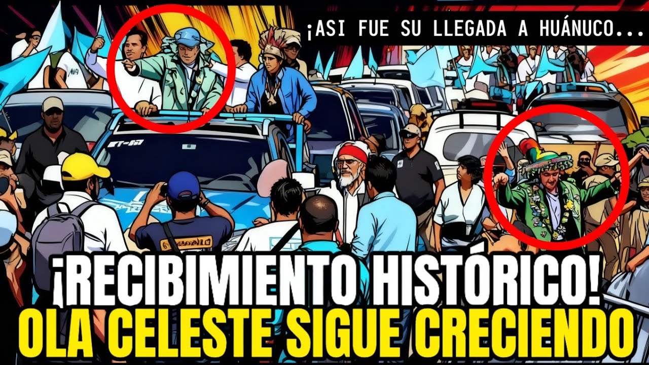 ¡APOTEOSICO! RAFAEL LÓPEZ ALIAGA LLEGA A HUÁNUCO Y DESATA FIESTA CELESTE