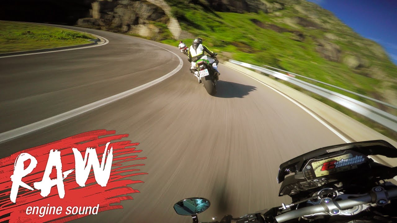 Yamaha MT-10/FZ-10 on empty roads in the swiss alps! | RAW Engine Sound [4K]