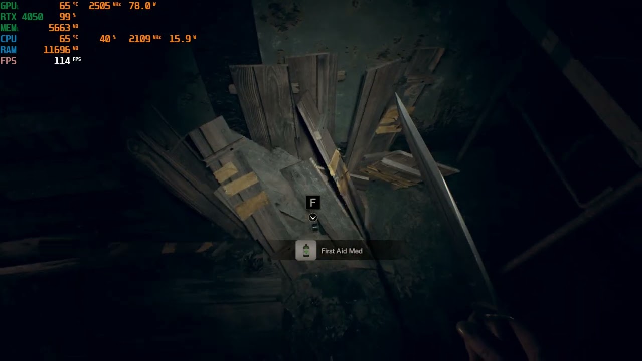 Acer Nitro V 15 Game Test Resident Evil 7 High Settings