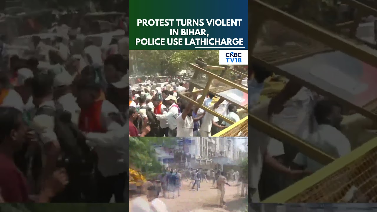 Chaos In Bihar As Police Lathicharge Protesters | TRE 4.0 | Teacher Recruitment Protest | N18S