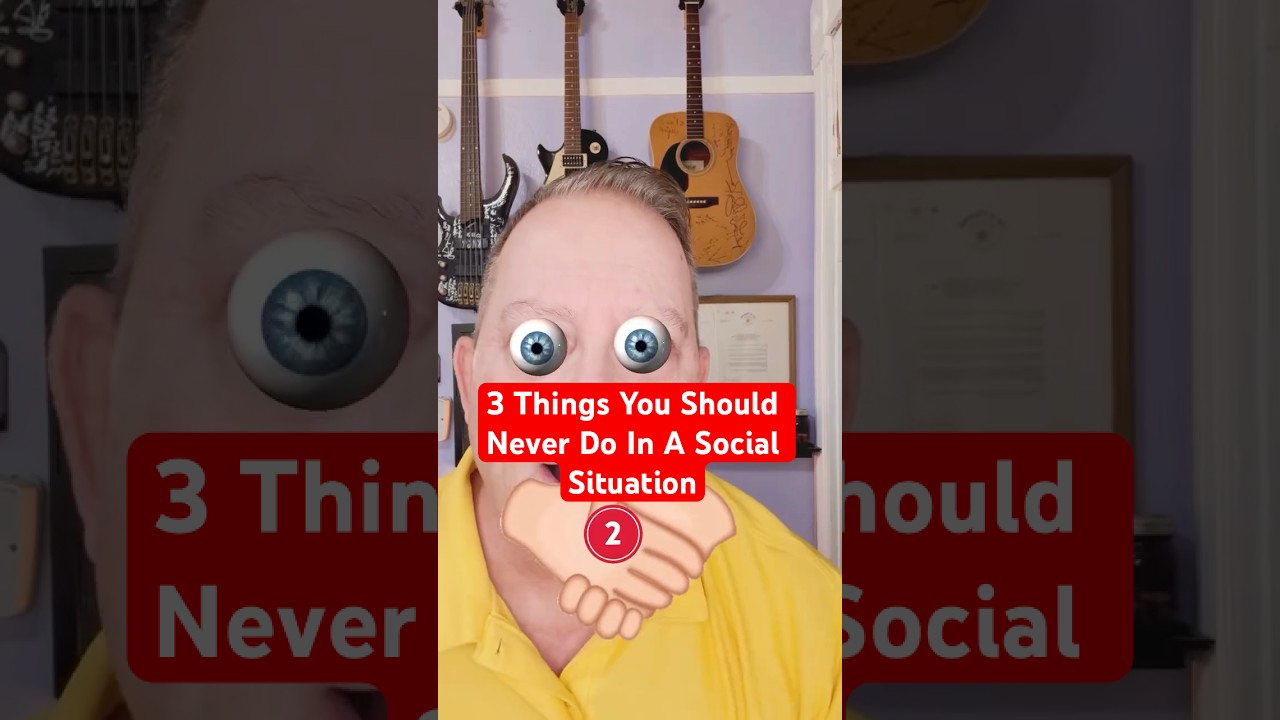 Dad Wisdom HQ-3 Things You Should Never Do In A Social Situation. #shorts #dad #dadadvice