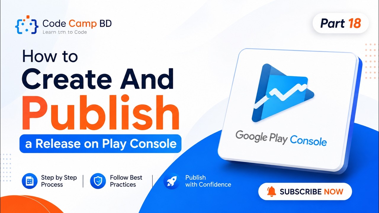 How to Create & Publish a Release on Google Play Console | Android App Publishing | Part 18
