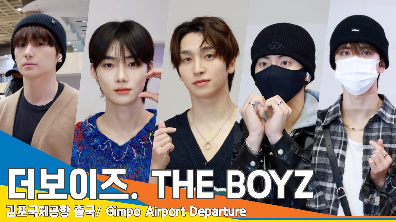 [4K] 더보이즈, 화요일을 견디게 하는 미남들의 하트~✈️#THEBOYZ 김포공항 출국 24.3.26  #Newsen