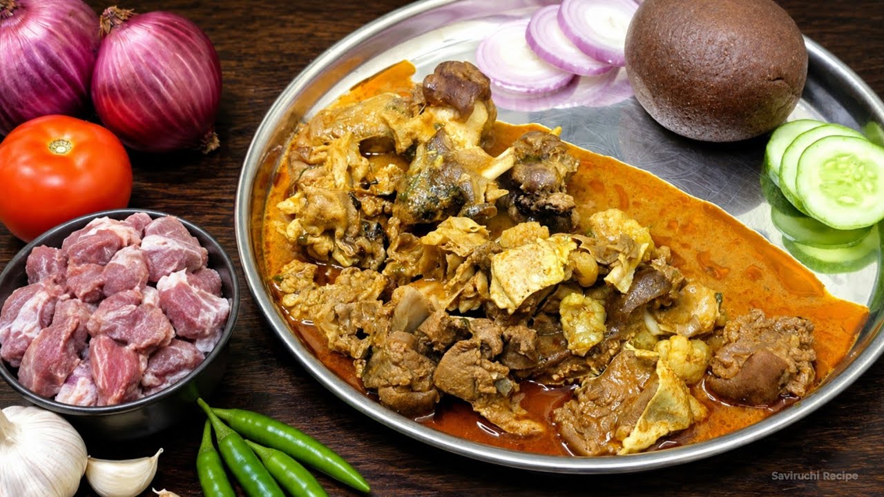 ತಲೆ ಮಾಂಸದ ಸಾರು 100% ಮಿಲ್ಟ್ರಿ ಹೋಟೆಲ್ ರುಚಿಯಲ್ಲಿ! Tale Mamsa Saaru Recipe | Mutton cuury | Mutton Saaru