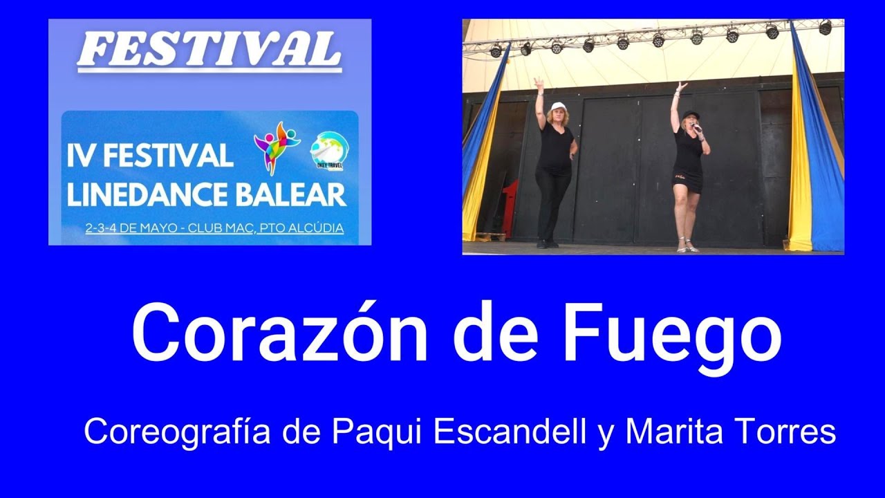 CORAZÓN DE FUEGO Linedance