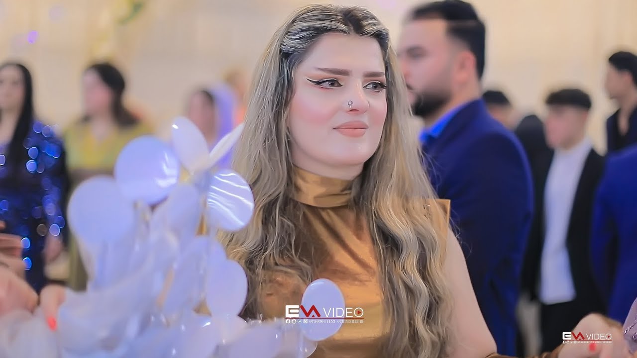 الفنان ناجي شنكالي و صباح كمو  حفلة زفاف هادي و هناء   في قاعة ازادي شنكال جزء 5