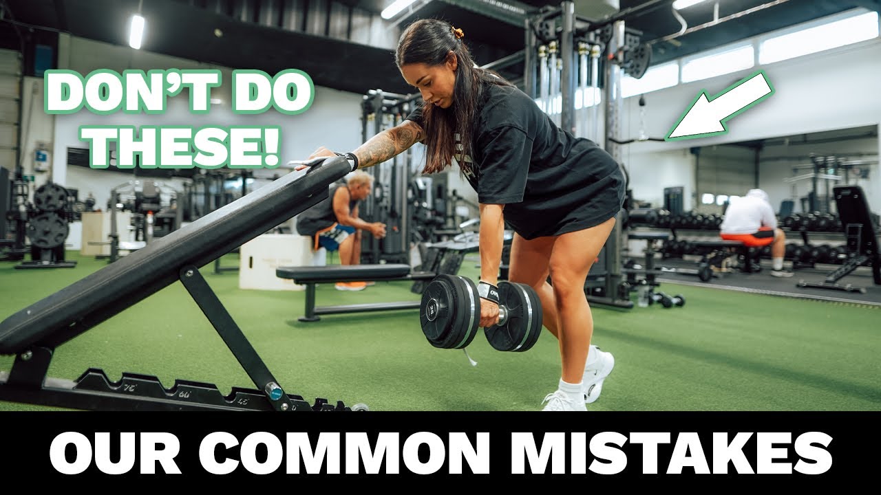 THE MOST COMMON MISTAKES WHEN TRAINING UPPER BODY