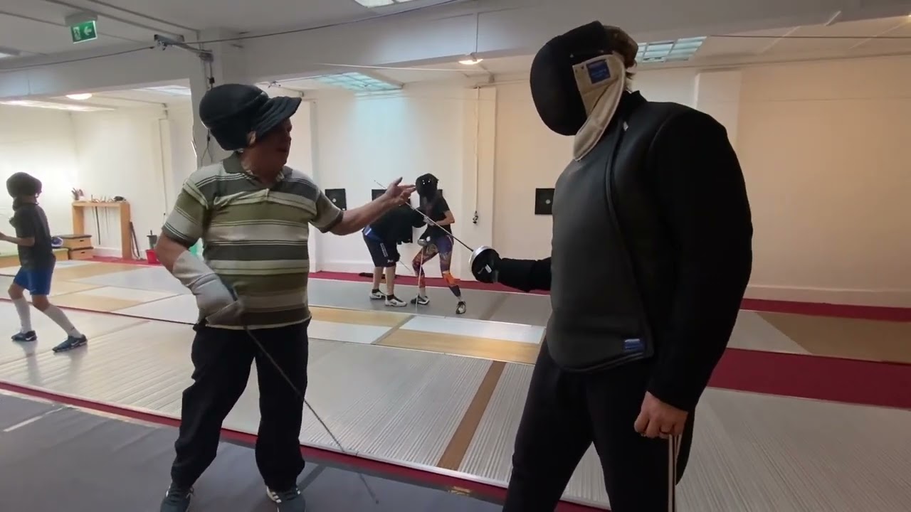 #25 Engage filo feint or counter combination for epee