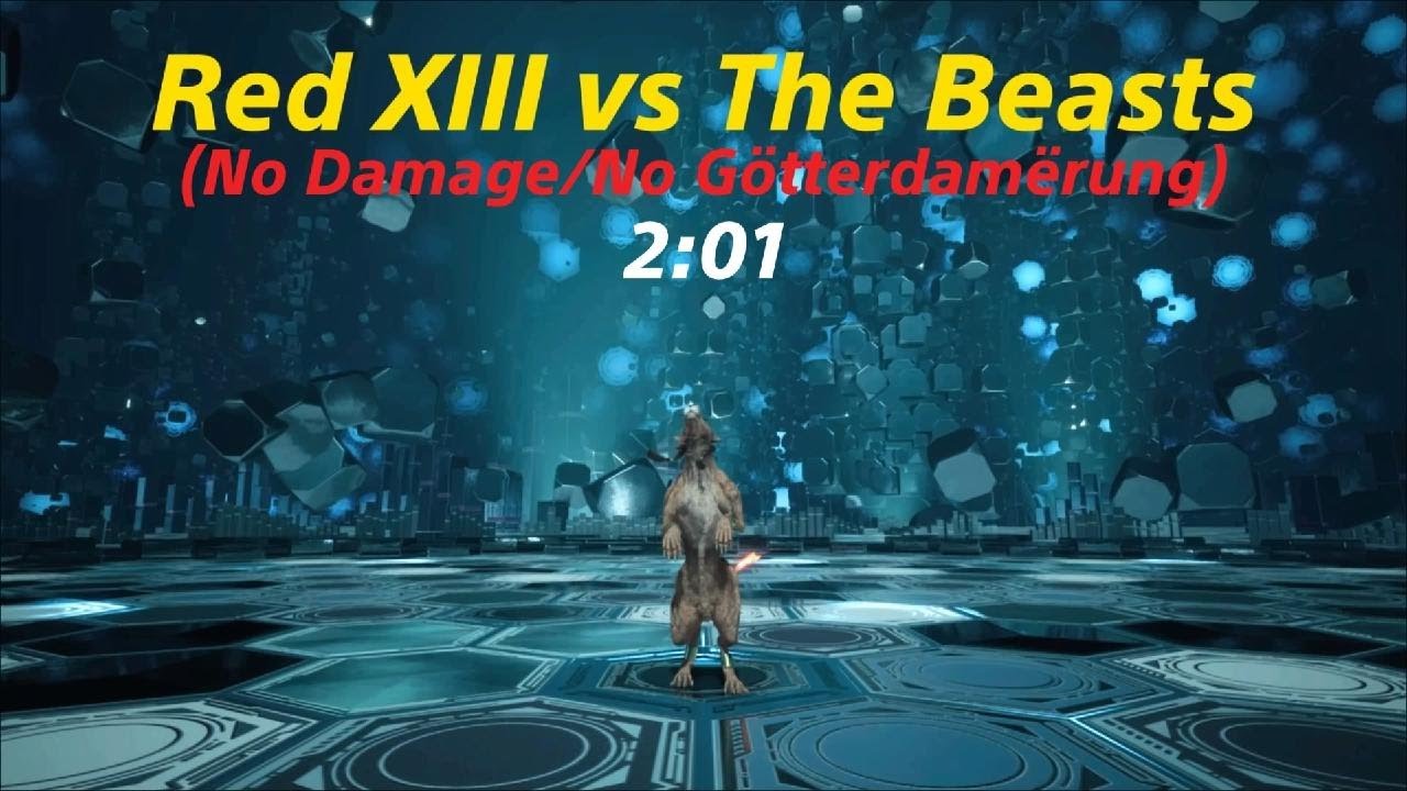 FFVII Rebirth - Legendary Bout: Red XIII vs The Beasts (No Damage/No Götterdamërung)