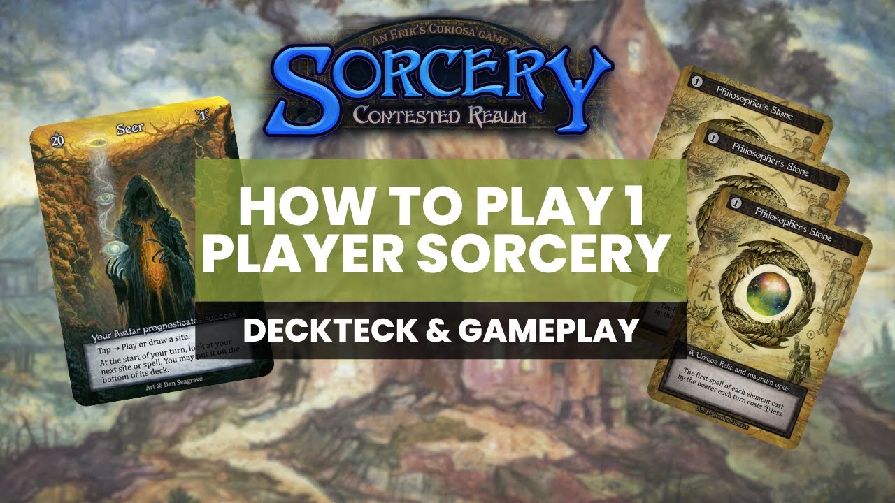 One Person Sorcery Contested Realm Decktech & Gameplay