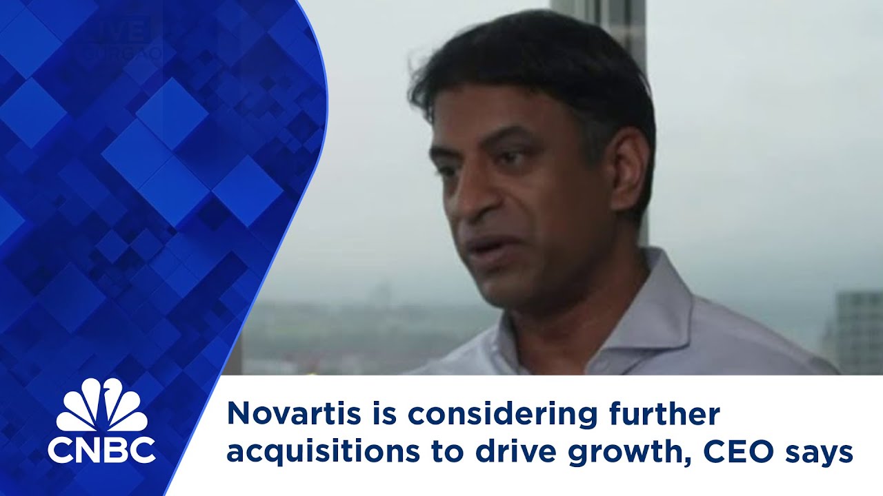 Novartis is considering further acquisitions to drive growth, CEO says