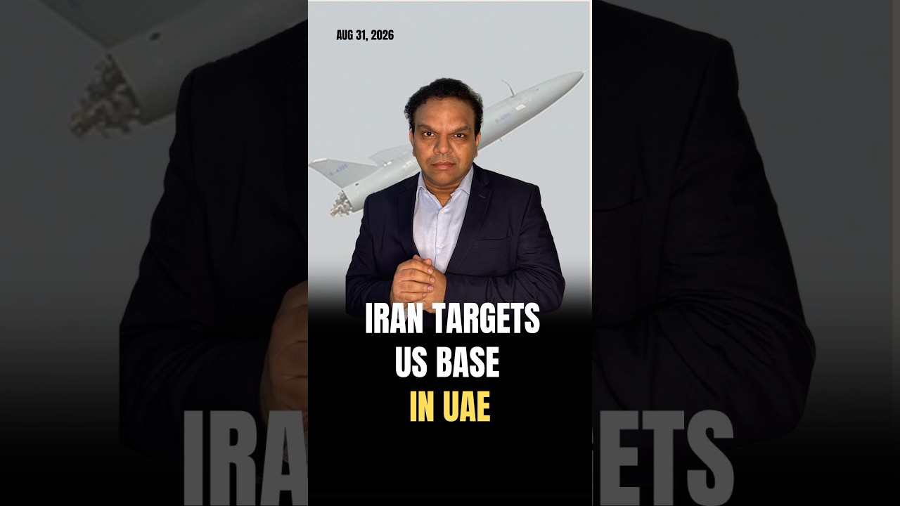 Iran Targets US Base in UAE With Arash-2 Drones #iran #iranisraelwar #iranwar #missilestrike #uae