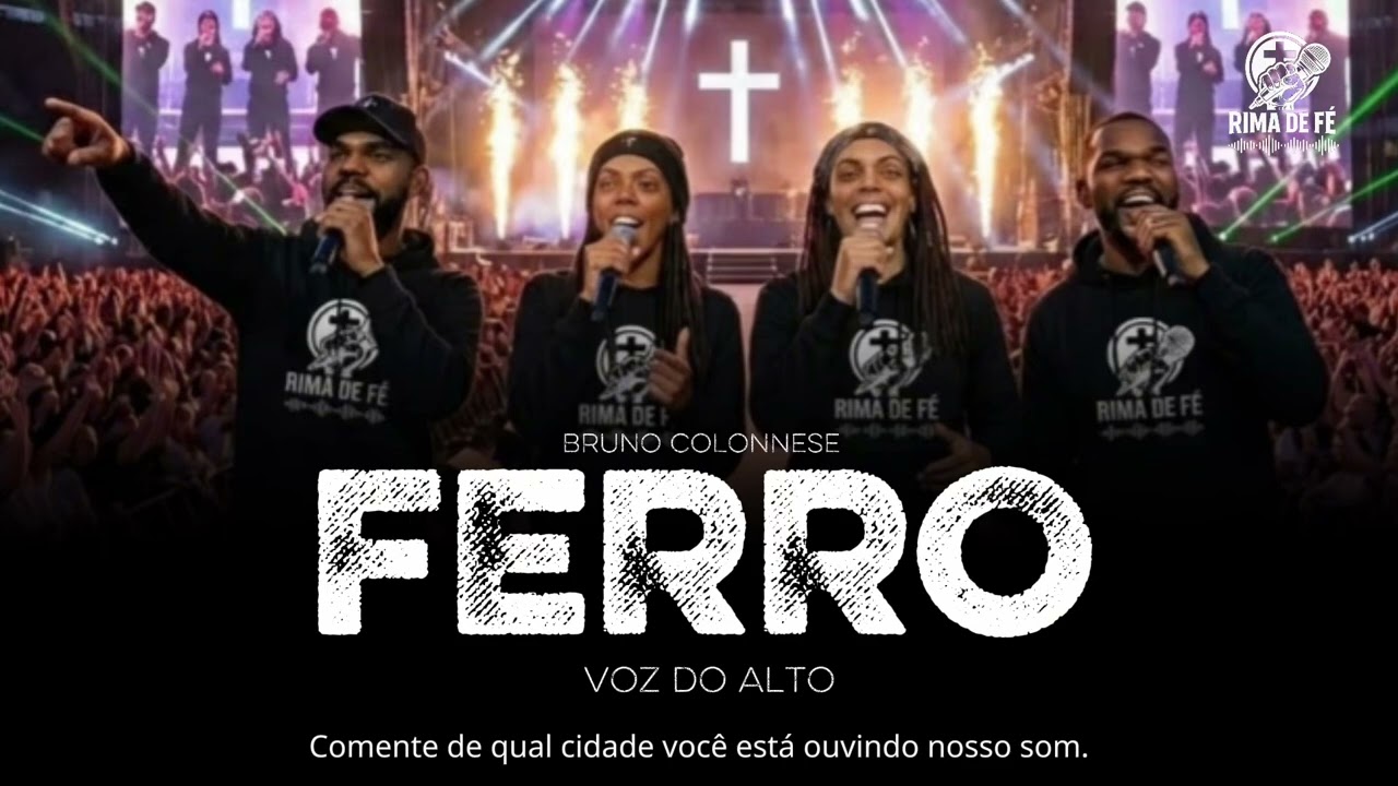 Hip hop rap Gospel | Banda Voz do Alto | FERRO @rimadefe 