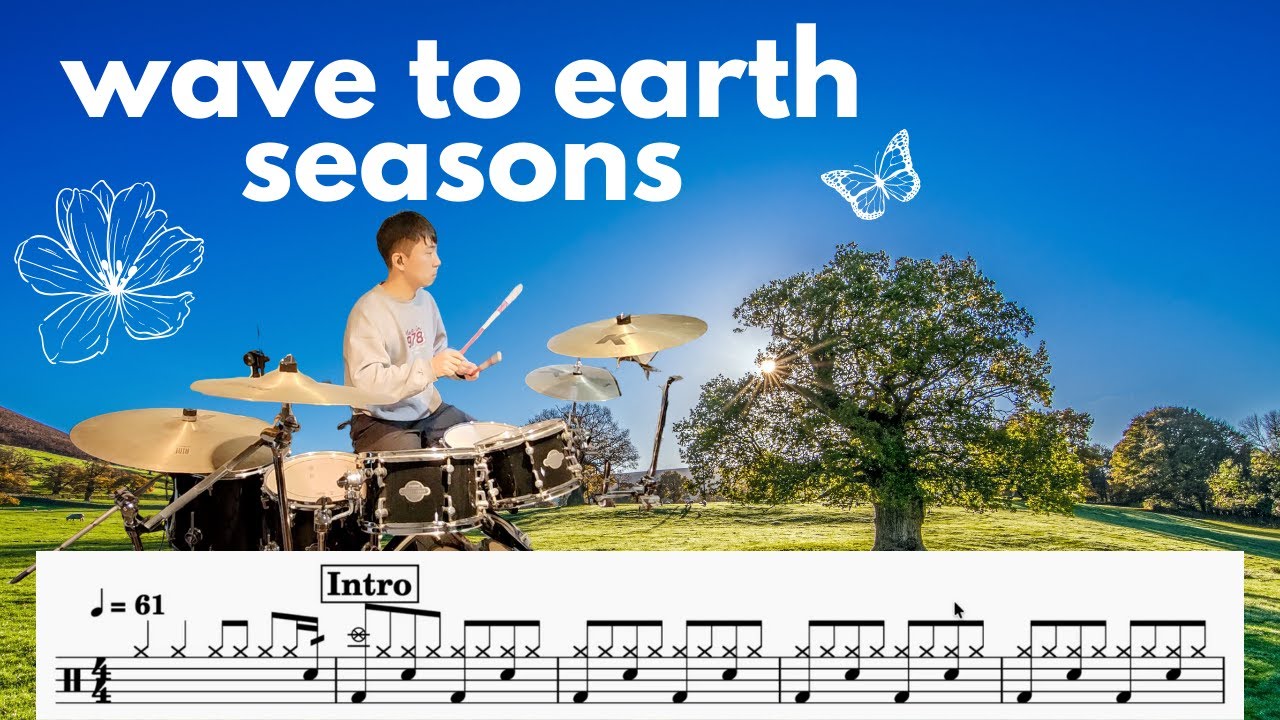wave to earth seasons - seasons drum score | 수강생 드럼 | 드럼 악보