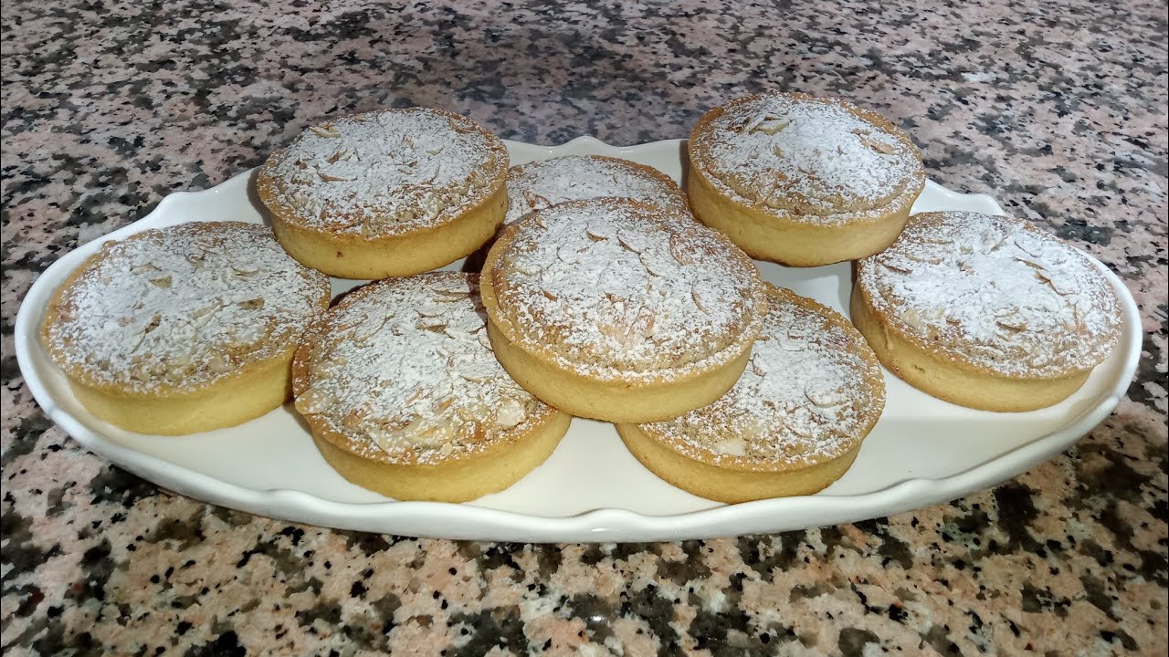 ميني تارت أو تارتوليت باللوز من أسهل و ألذ مايكون 😋😋
